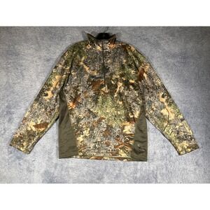 Kings Camo Desert Shadow 1/4 Zip Pullover Hunting Shirt Mens Large Camouflage
